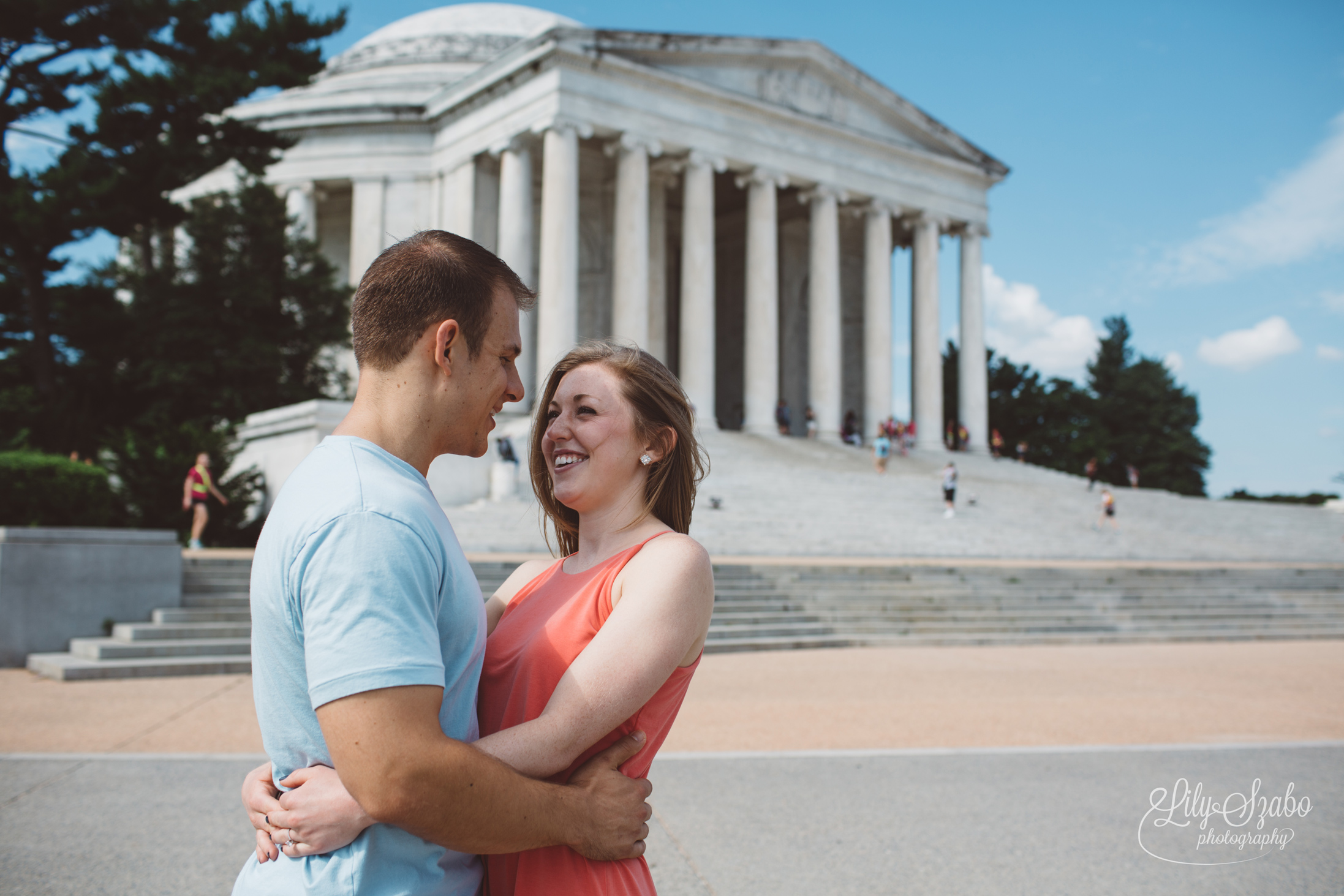 Jefferson Memorial Engagement Session in Washington, DC