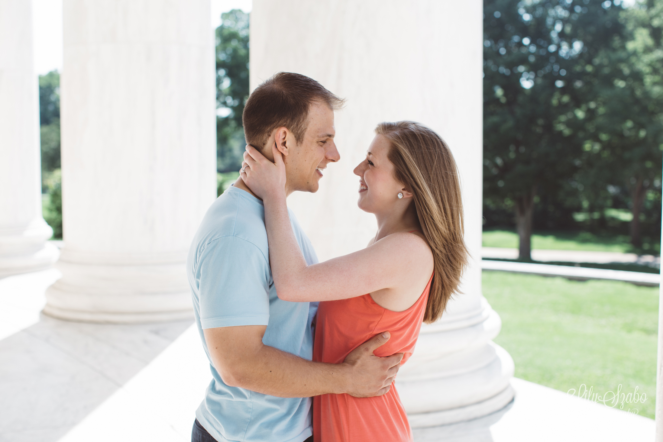 Jefferson Memorial Engagement Session in Washington, DC