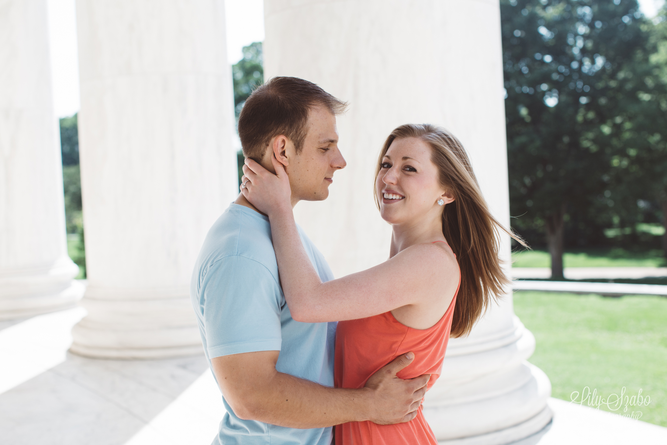 Jefferson Memorial Engagement Session in Washington, DC