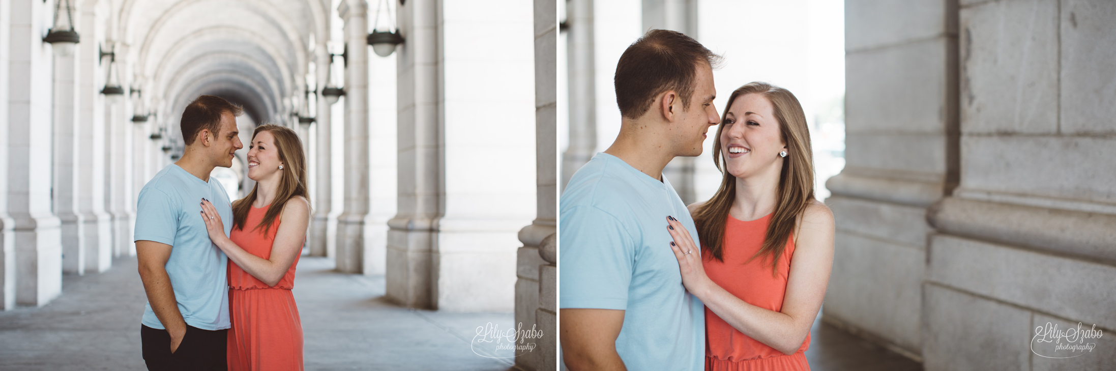 Union Station Engagement Session in Washington, DC