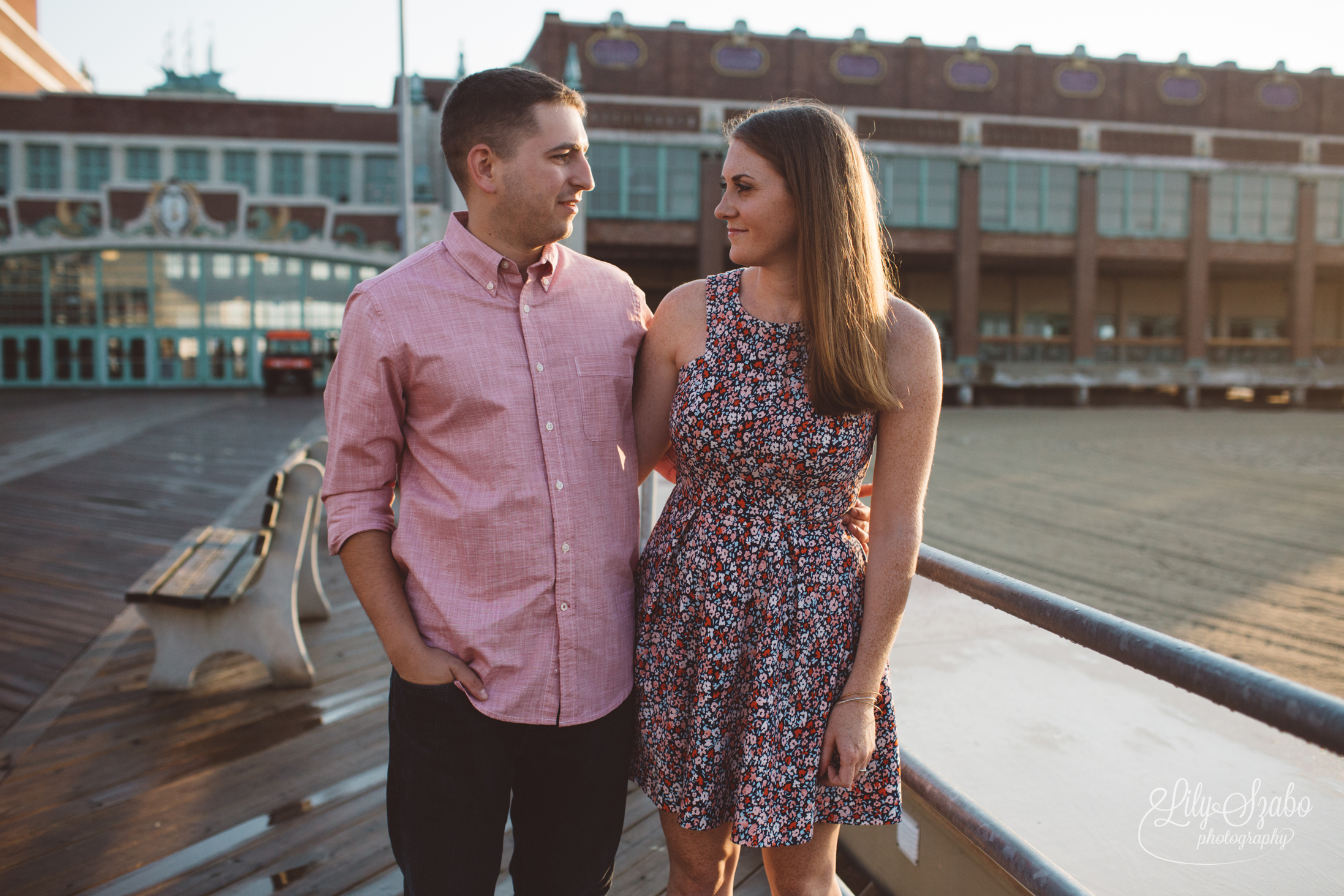 Sunrise Engagement Session in Asbury Park, NJ