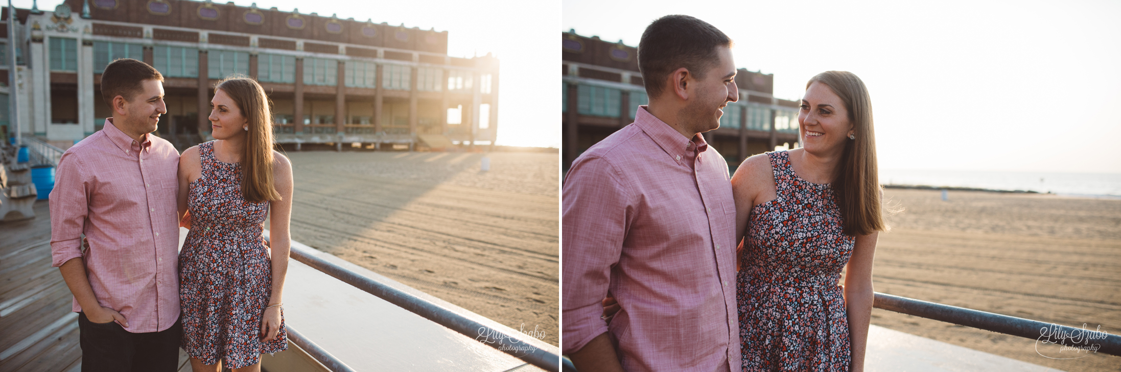 Sunrise Engagement Session in Asbury Park, NJ