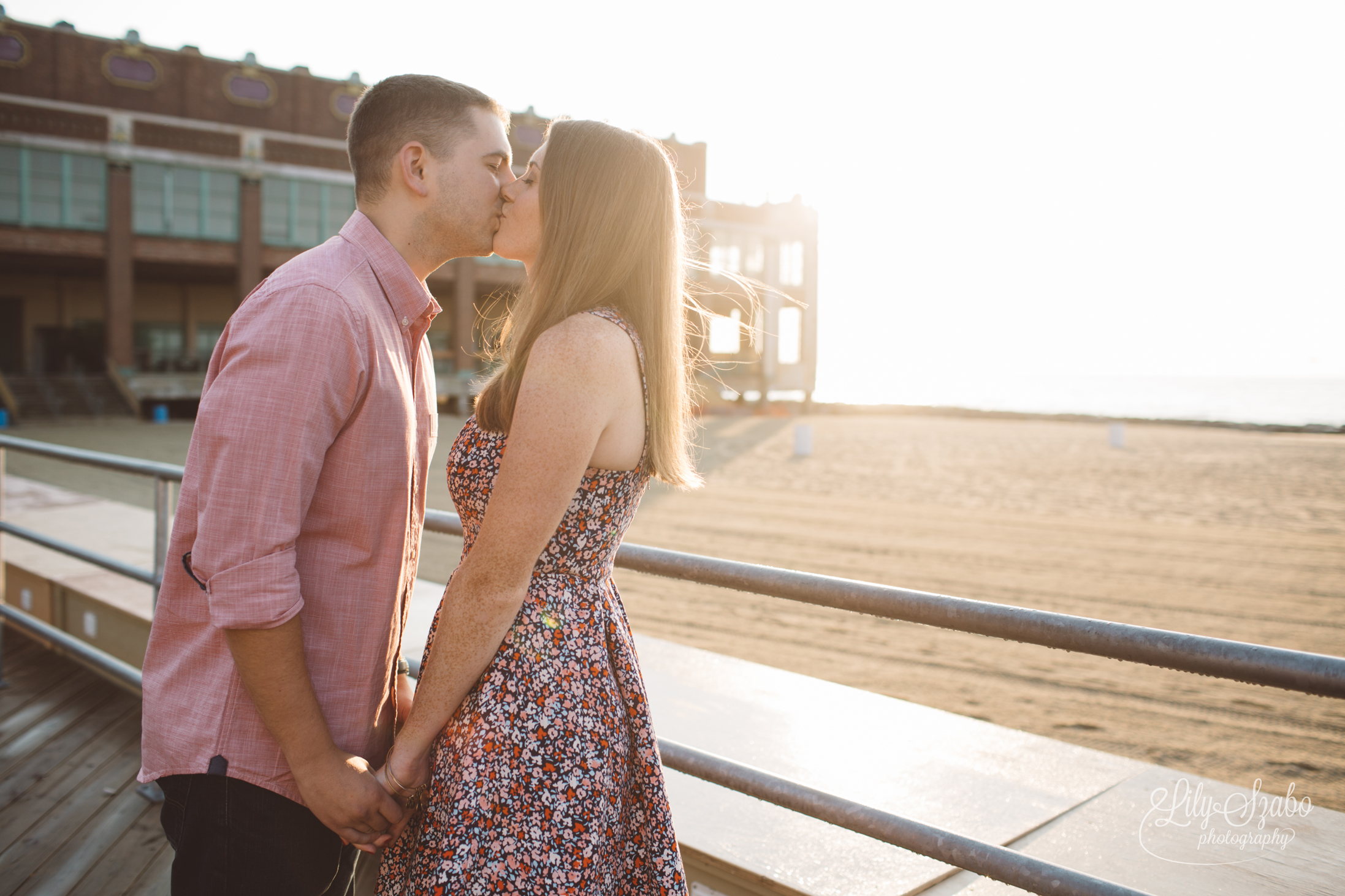 Sunrise Engagement Session in Asbury Park, NJ