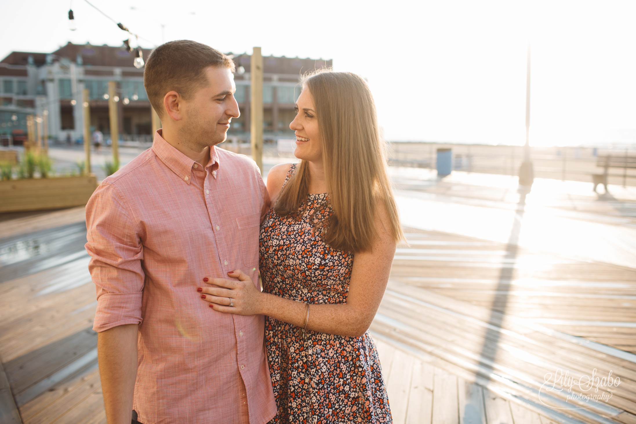 Sunrise Engagement Session in Asbury Park, NJ